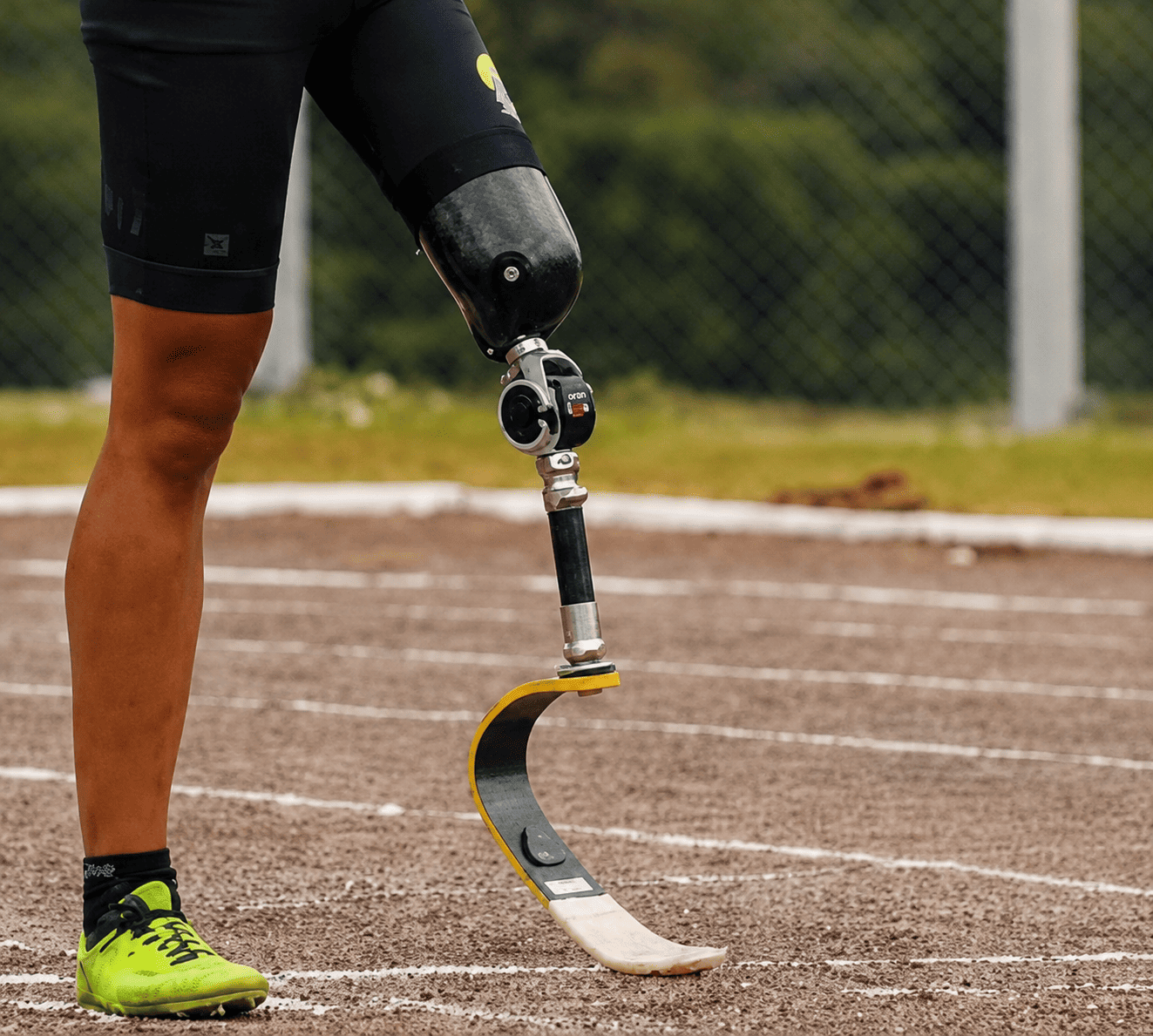 Prótese esportiva para atletas fabricada pela Ullis